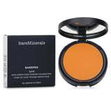 BareMinerals Barepro 16HR powder foundation in #45 Medium Deep, offering full coverage and 16-hour wear for flawless skin.