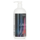 IGK Extra Love Shampoo 1000ml for fine, oily hair; volumizes, thickens, cleanses gently with prebiotics and Jeju water.