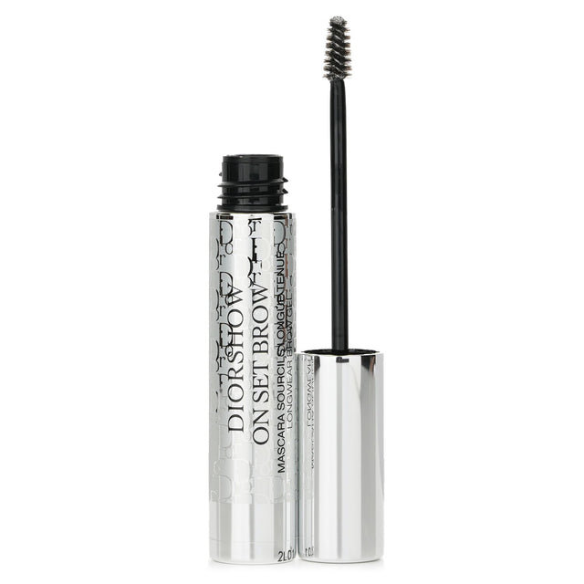 Christian Dior Diorshow On Set Brow #00 Universal Clear: Lightweight, waterproof brow mascara for fuller, defined brows in a natural finish.