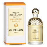 Guerlain Aqua Allegoria Forte Mandarine Basilic 7.5ml Eau De Parfum, a vibrant blend of mandarin and basil for a refreshing scent.