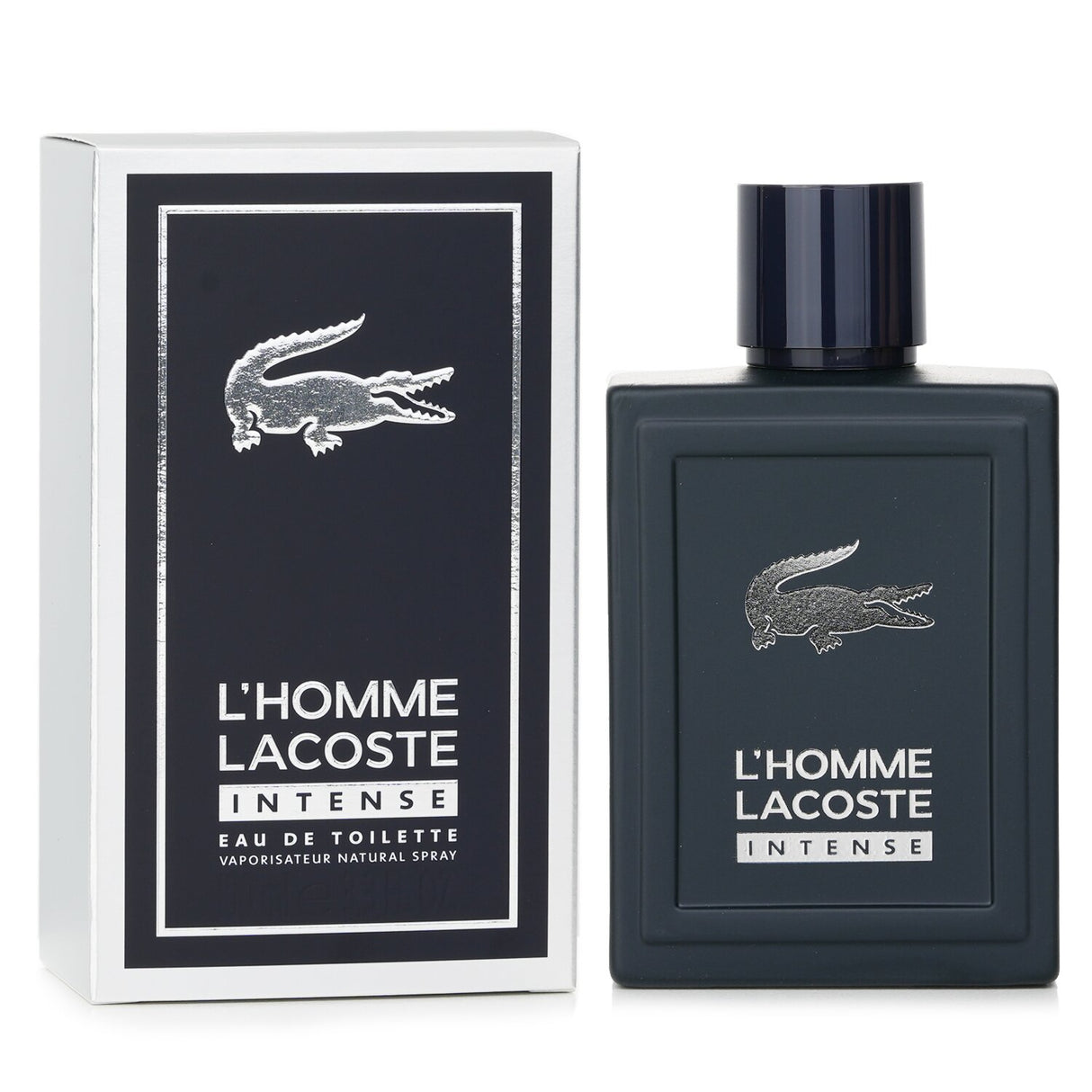 Lacoste L'Homme Intense 100ml Eau De Toilette, a sophisticated woody-spicy fragrance for men, ideal for any occasion.