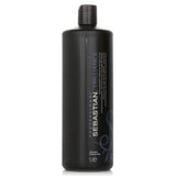 Sebastian Trilliance Shampoo 1000ml, a light-diffusing formula with rock crystal extract for shiny, vibrant hair.