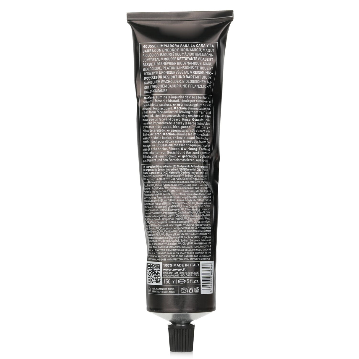 Oway - Face & Beard Hydrating Cleanser  - 150ml/5oz