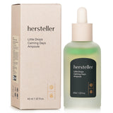 Vegan calming ampoule with 74% calendula extract, jojoba, and turmeric for soothing sensitive skin, 45ml bottle.