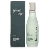 Vegan facial essence with kale extract, antioxidants, and basil water for luminous, hydrated, and balanced skin.