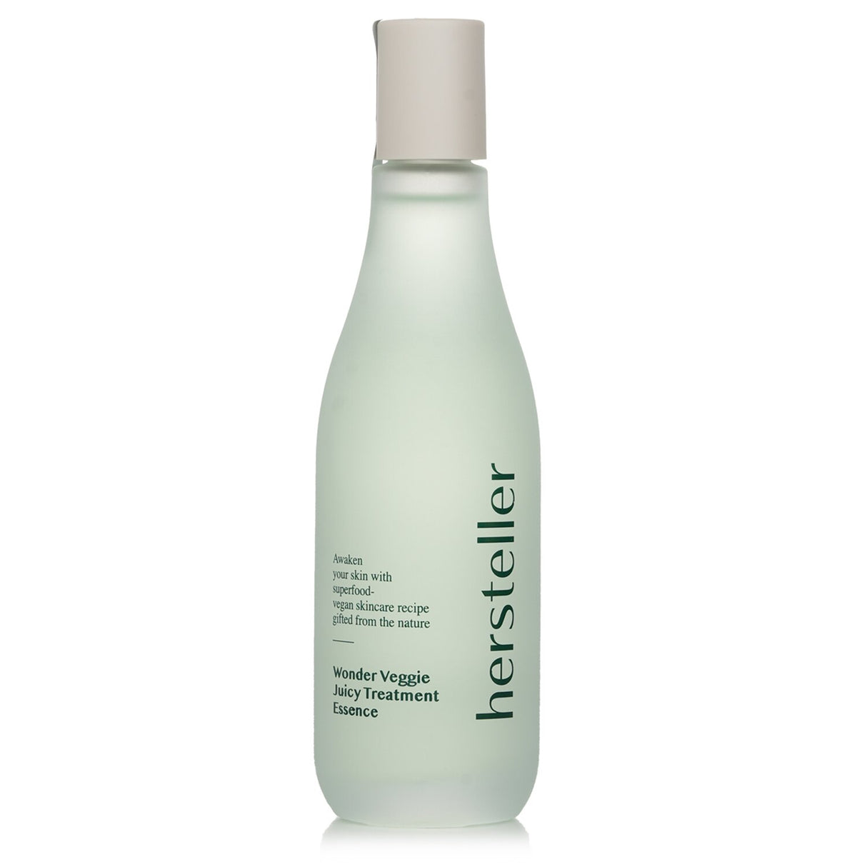 Vegan facial essence with kale extract, 7-in-1 antioxidants, and basil water for hydrated, clear, and vibrant skin.