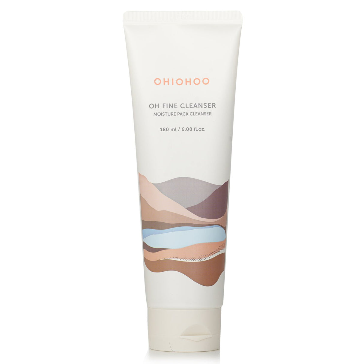 Luxurious 180ml OHIOHOO Oh Fine Cleanser with a jelly-like texture for gentle, moisturizing cleansing and hydration.