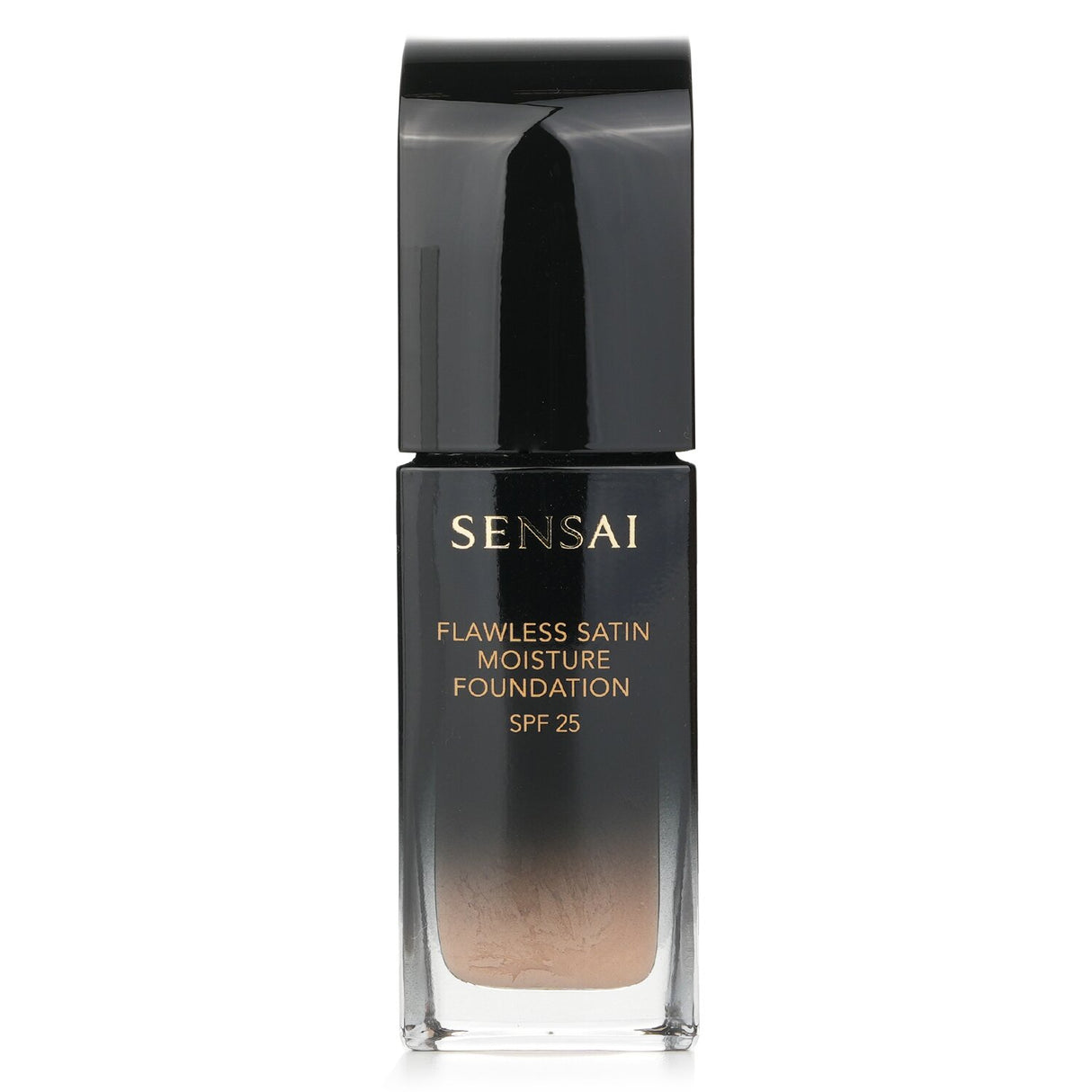 Kanebo Sensai Flawless Satin Moisture Foundation SPF 25 in Ochre Beige, offering a creamy texture and a radiant, flawless finish.