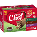 Chef Classic Wet Cat Food Meatlovers Mixed Selection