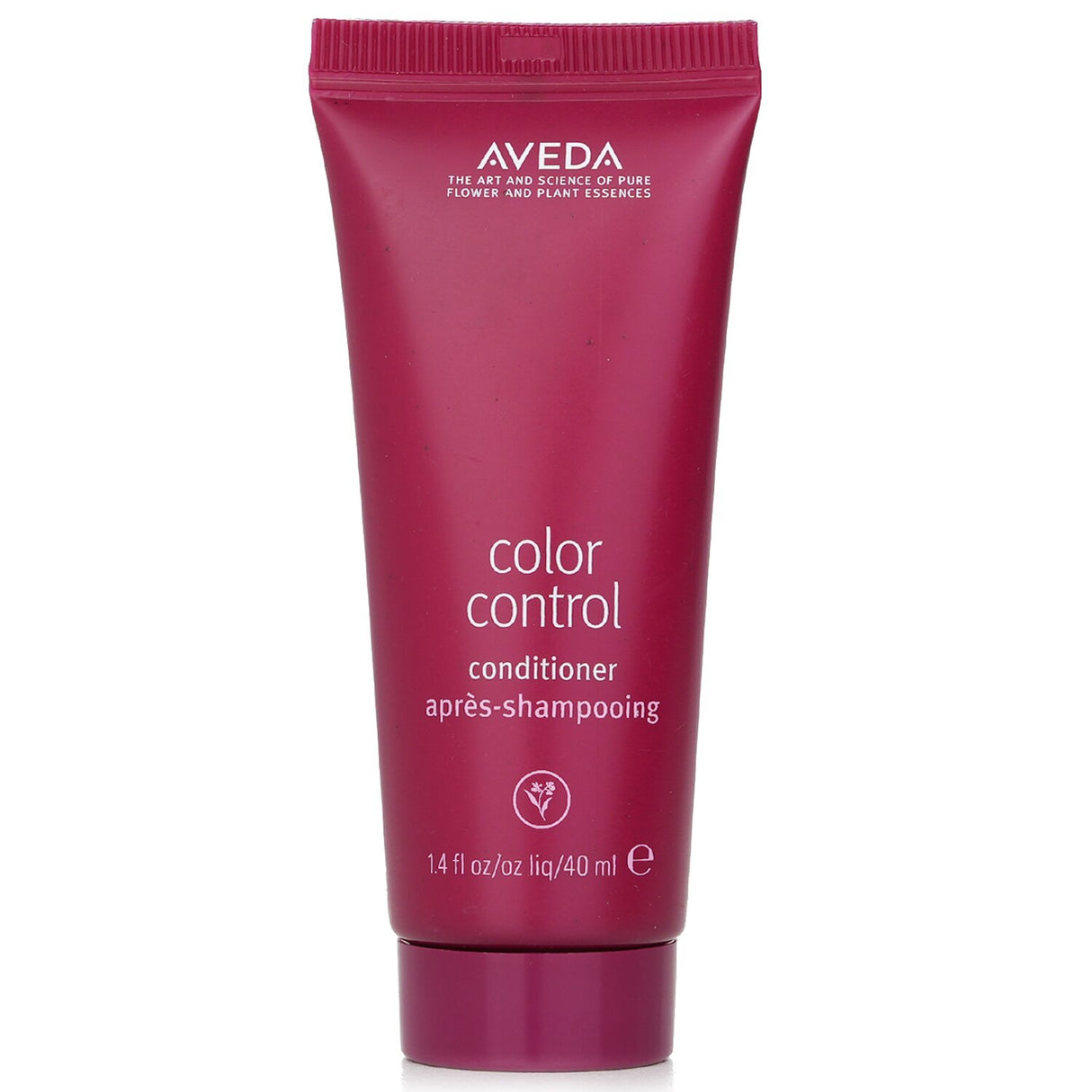 Aveda Color Control Conditioner: 40ml vegan formula for color-treated hair, detangles, seals cuticles, and enhances shine.