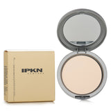 IPKN Perfume Powder Pact in Nude Beige, lightweight with floral scent, controls shine, and provides radiant, matte finish.