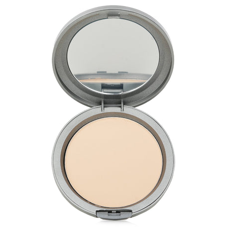 IPKN Perfume Powder Pact in #23 Natural Beige, 20g, provides matte finish, sheer coverage, and a floral green scent.