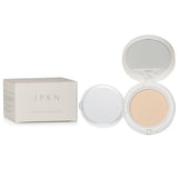 Vegan foundation pact in #23 Natural Beige with dual-layer formula for a flawless, hydrated finish; eco-friendly packaging.