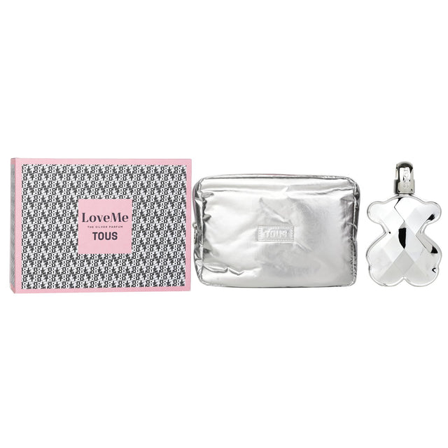 Tous - Love Me The Silver Parfum Coffert includes a 90ml Eau De Parfum and stylish bag, perfect for elegant gifting.