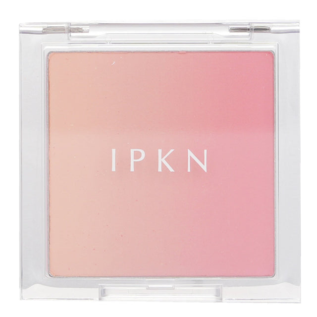 IPKN Personal Mood Layering Blusher #01 Peach Drizzle in a sleek package, featuring a triple gradation for a natural, radiant glow.