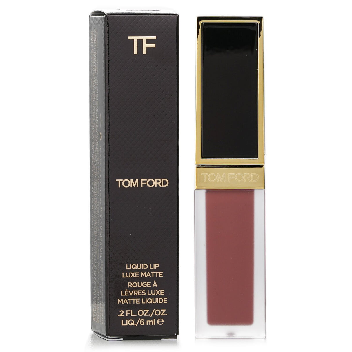 Tom Ford Liquid Lip Luxe Matte in #121 Lark, a luxurious soft matte lipstick for vibrant, long-lasting color with hydration.