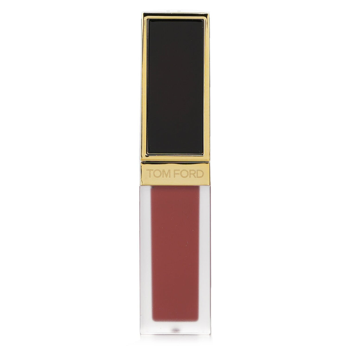 Tom Ford Liquid Lip Luxe Matte #122 Smitten, a hydrating liquid lipstick with a soft matte finish and vibrant, long-lasting color.