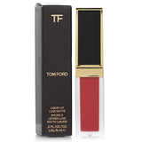 Tom Ford Liquid Lip Luxe Matte in #129 Carnal Red offers long-lasting, vibrant color with a soft matte finish and moisturizing nutrients.