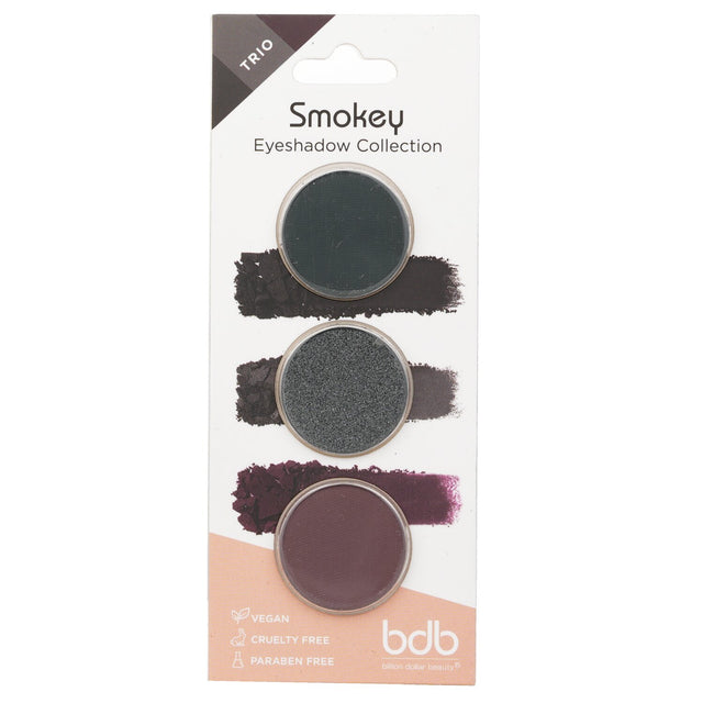 Billion Dollar Brows #Smokey Eyeshadow Trio featuring matte and shimmer shades for blendable, iconic eye looks, cruelty-free and vegan.