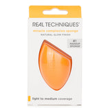 Real Techniques Miracle Complexion Sponge for flawless makeup application; blends liquids and creams to a dewy, seamless finish.