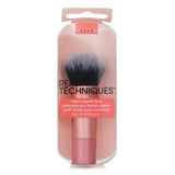 Real Techniques Mini Expert Face Brush with ultra-plush bristles for flawless foundation application on-the-go.