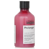 L'Oreal Pro Longer Lengths Renewing Shampoo 300ml for thicker, shinier hair, rejuvenating ends with FILLER-A100 technology.