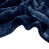 Renee Taylor Heavy Weight Acrylic Mink Blanket  Indigo