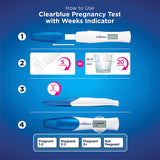 Clearblue Pregnancy Test Kit Triple Check + Date 3pack