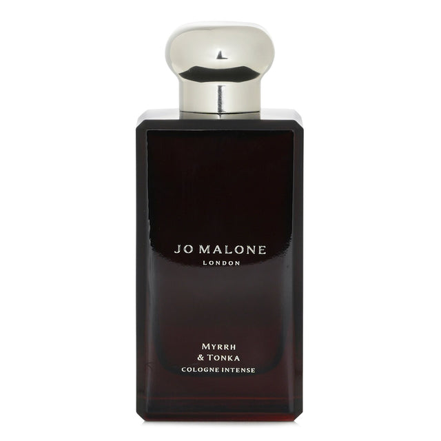 Jo Malone Myrrh & Tonka Cologne Intense Spray in 100ml, featuring rich myrrh and creamy tonka for a luxurious, warm fragrance.