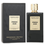 Rosendo Mateu Black Collection Fresh Oud Eau De Parfum Spray 100ml, an exquisite amber floral fragrance for all occasions.