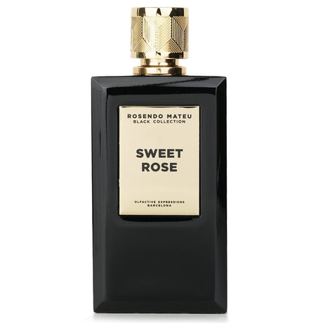 Rosendo Mateu Sweet Rose Eau De Parfum in 100ml bottle, blending fruity notes with floral roses for an elegant, unisex fragrance.