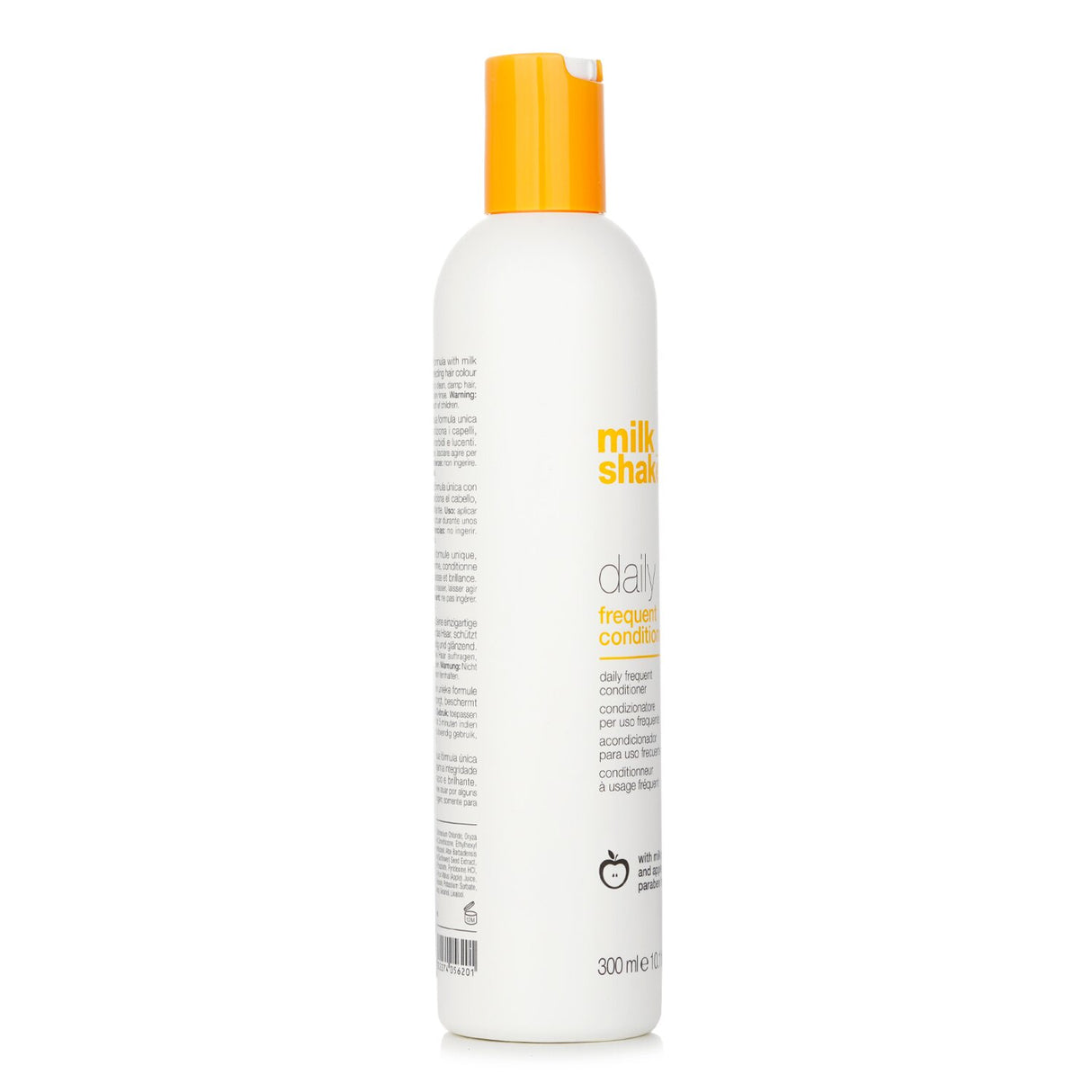 Milk_shake Daily Frequent Conditioner 300ml: Revitalizing daily formula with milk proteins and apple juice for soft, shiny hair.