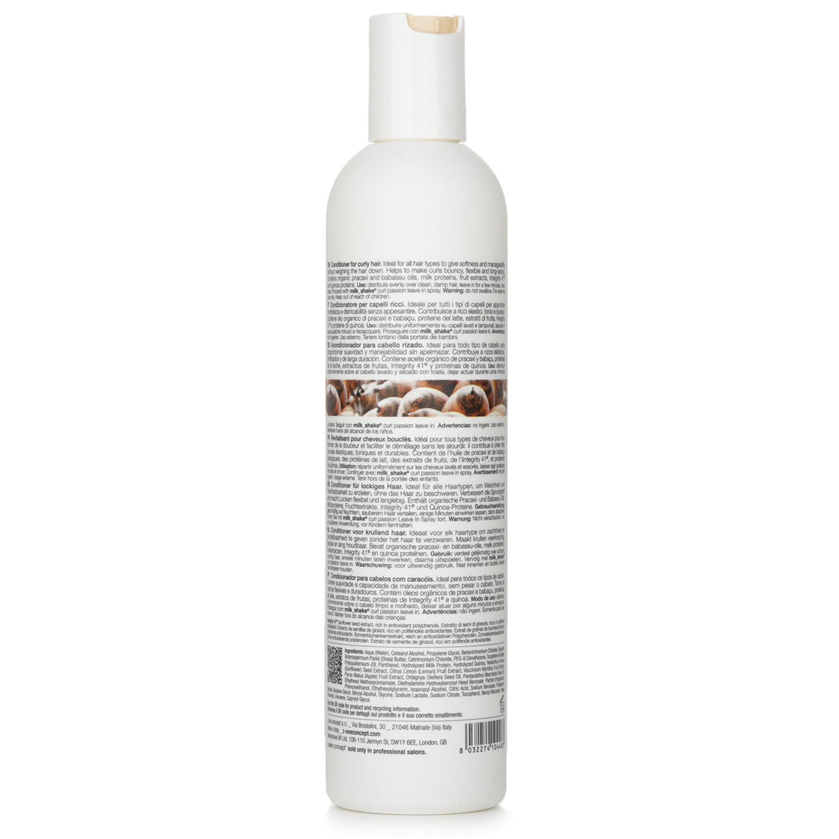 Milk_shake Curl Passion Conditioner in 300ml bottle, ideal for soft, bouncy curls, paraben-free, and perfect for curly hair.