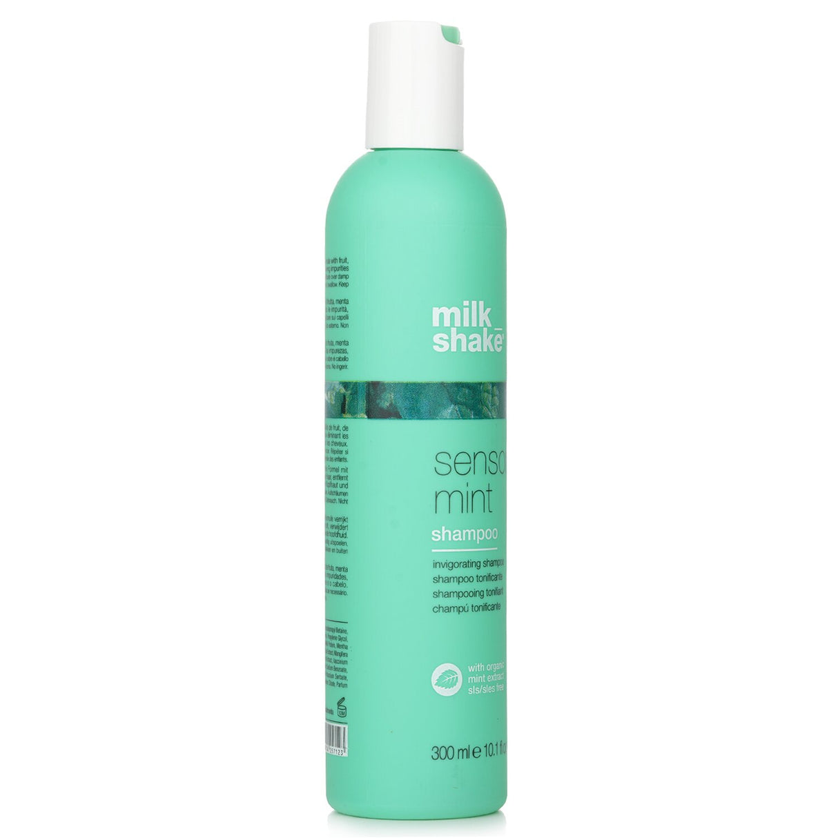 Refreshing milk_shake Sensorial Mint Shampoo in a 300ml bottle, infused with mint and sage for invigorating hair cleansing.