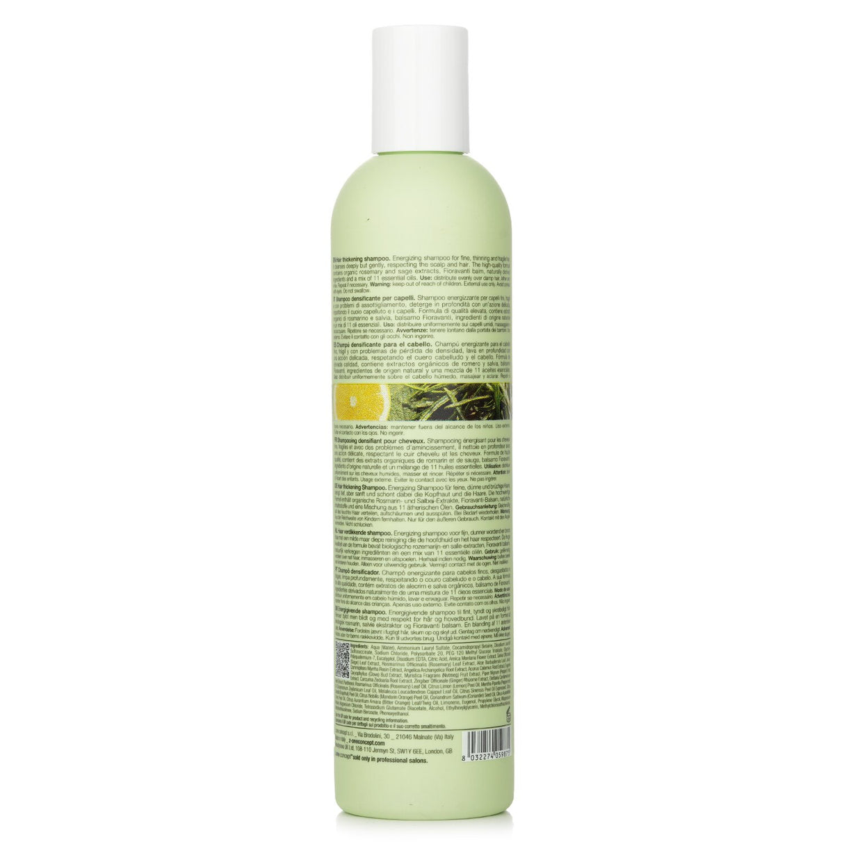 milk_shake Energizing Blend Shampoo 300ml for fine, thinning hair; nourishes, hydrates, and strengthens with botanical extracts.