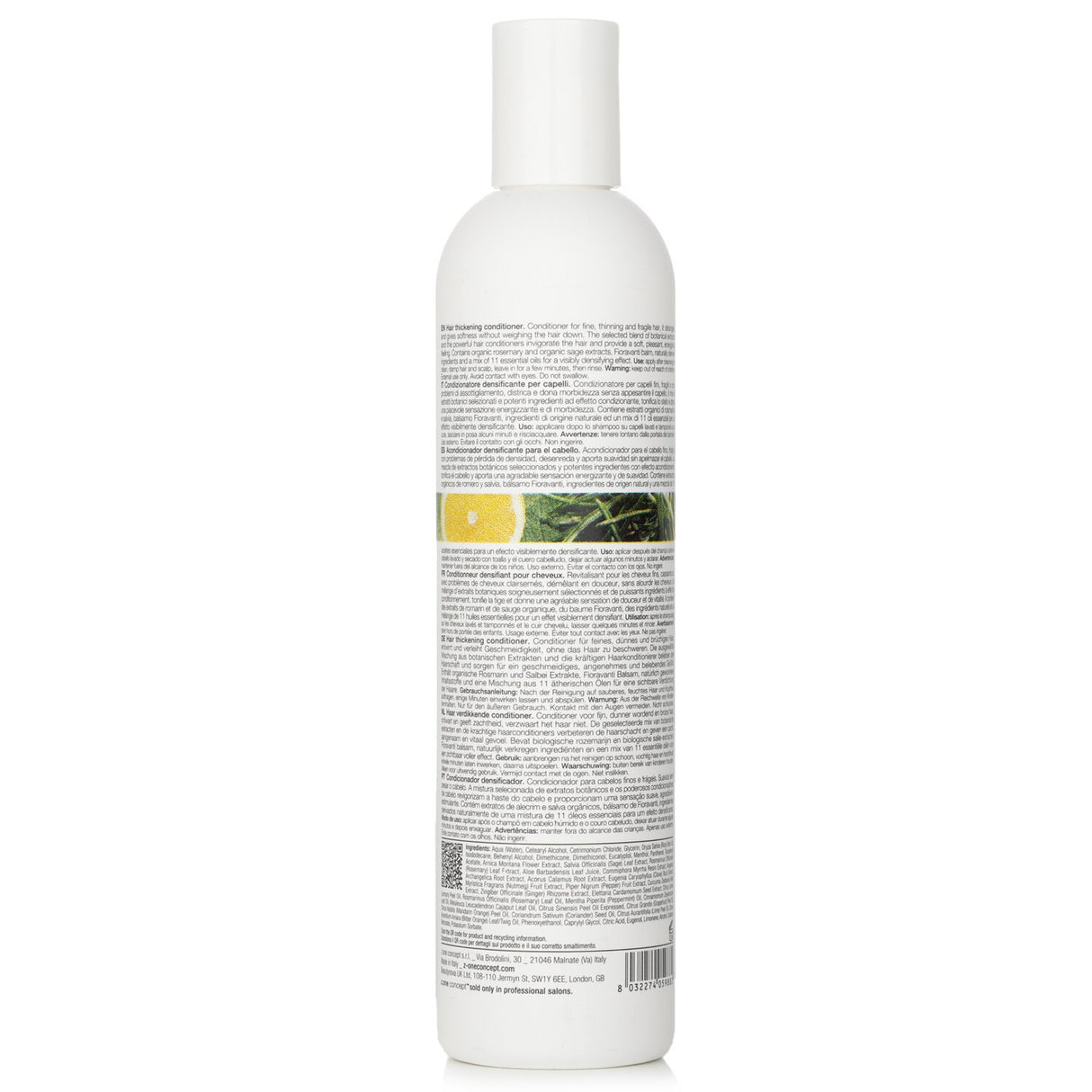 Energizing Blend Conditioner for fine hair; hydrates, detangles, and strengthens with natural extracts and rich nutrients.