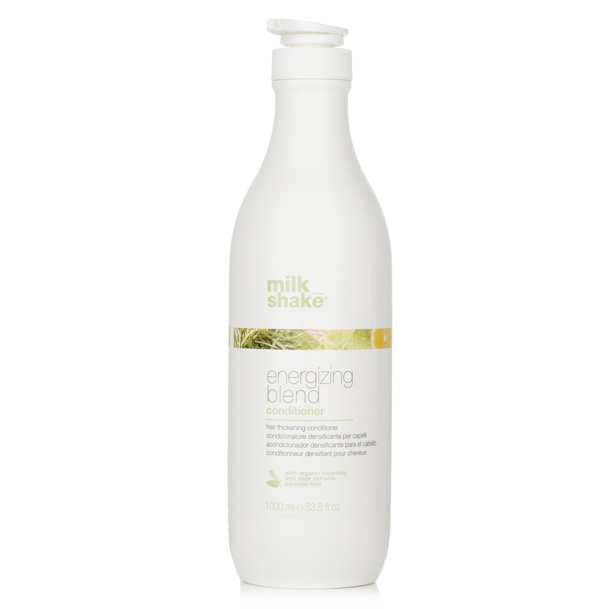 Energizing Blend Conditioner in a 1000ml bottle for fine, thinning hair; hydrates, detangles, and adds volume naturally.