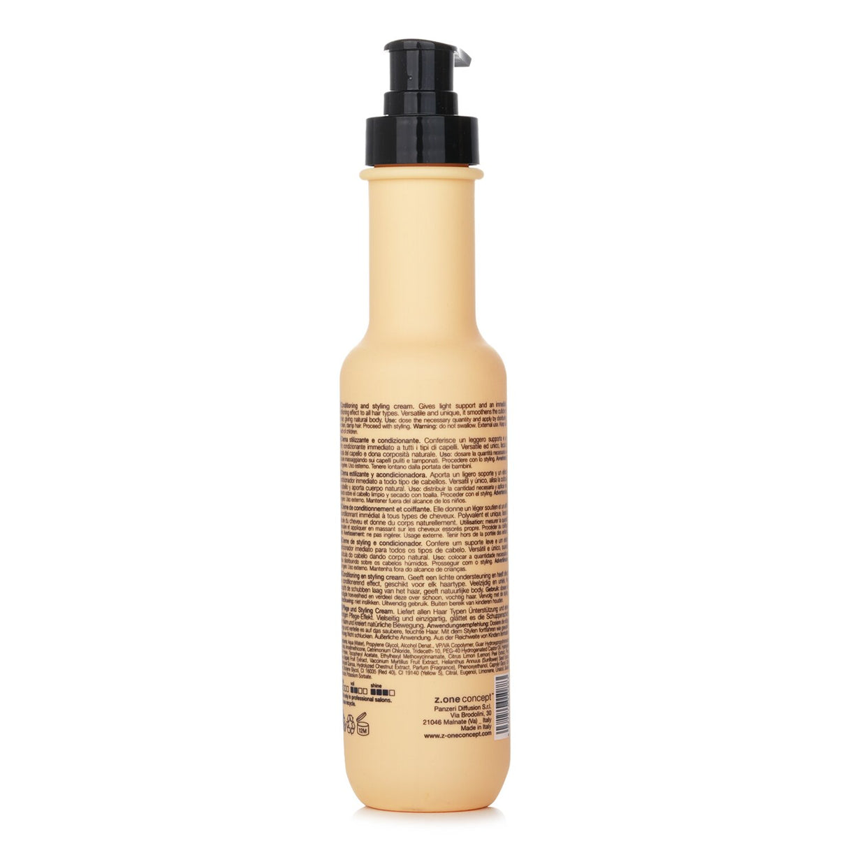 Conditioning styling cream with quinoa proteins, providing heat protection and enhancing shine for all hair types.