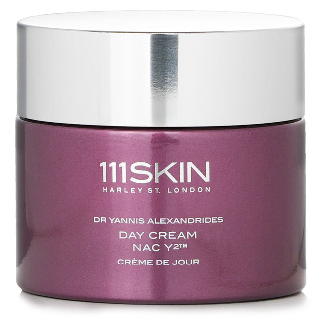 Luxurious day cream with NAC Y2 for hydration, skin barrier protection, suitable for all skin types, 50ml jar.