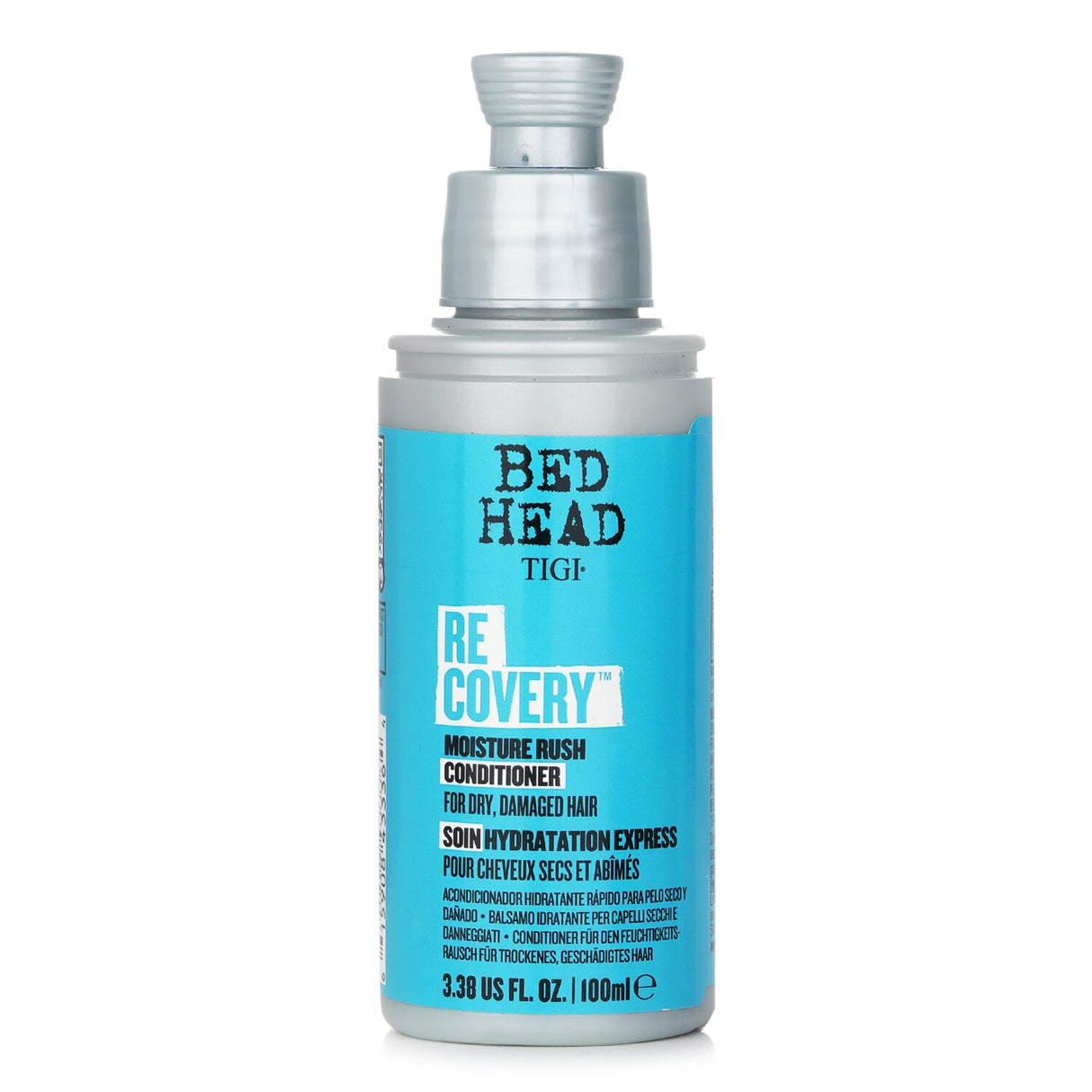 Salon-quality Tigi - Bed Head Recovery Moisture Rush Conditioner, 100ml, revitalizes dry hair with nourishing hydration.