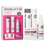 Bosley MendXtend Strengthening System Set includes shampoo, conditioner, and leave-in treatment for healthy, vibrant hair.