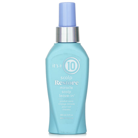 Restorative 120ml leave-in treatment that soothes scalp, detangles hair, and prevents frizz for all hair types.