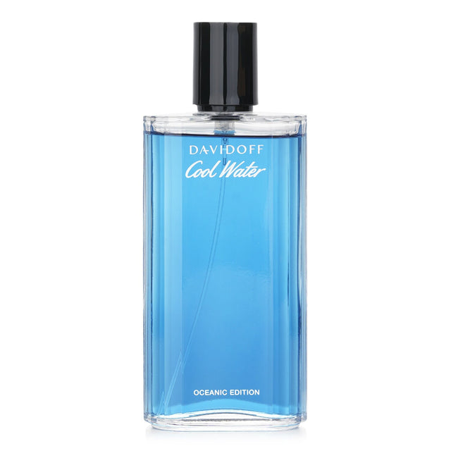 Davidoff Cool Water Oceanic Edition 125ml spray, featuring fresh aquatic notes, vetiver, and warm driftwood for adventurous men.