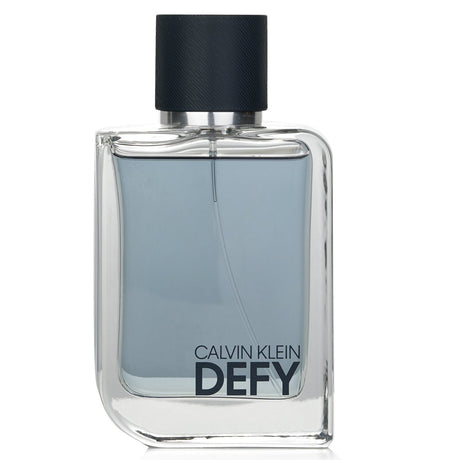 Calvin Klein Defy Eau De Toilette Spray 100ml features a citrus-woody scent with fresh bergamot and warm musk notes for modern men.