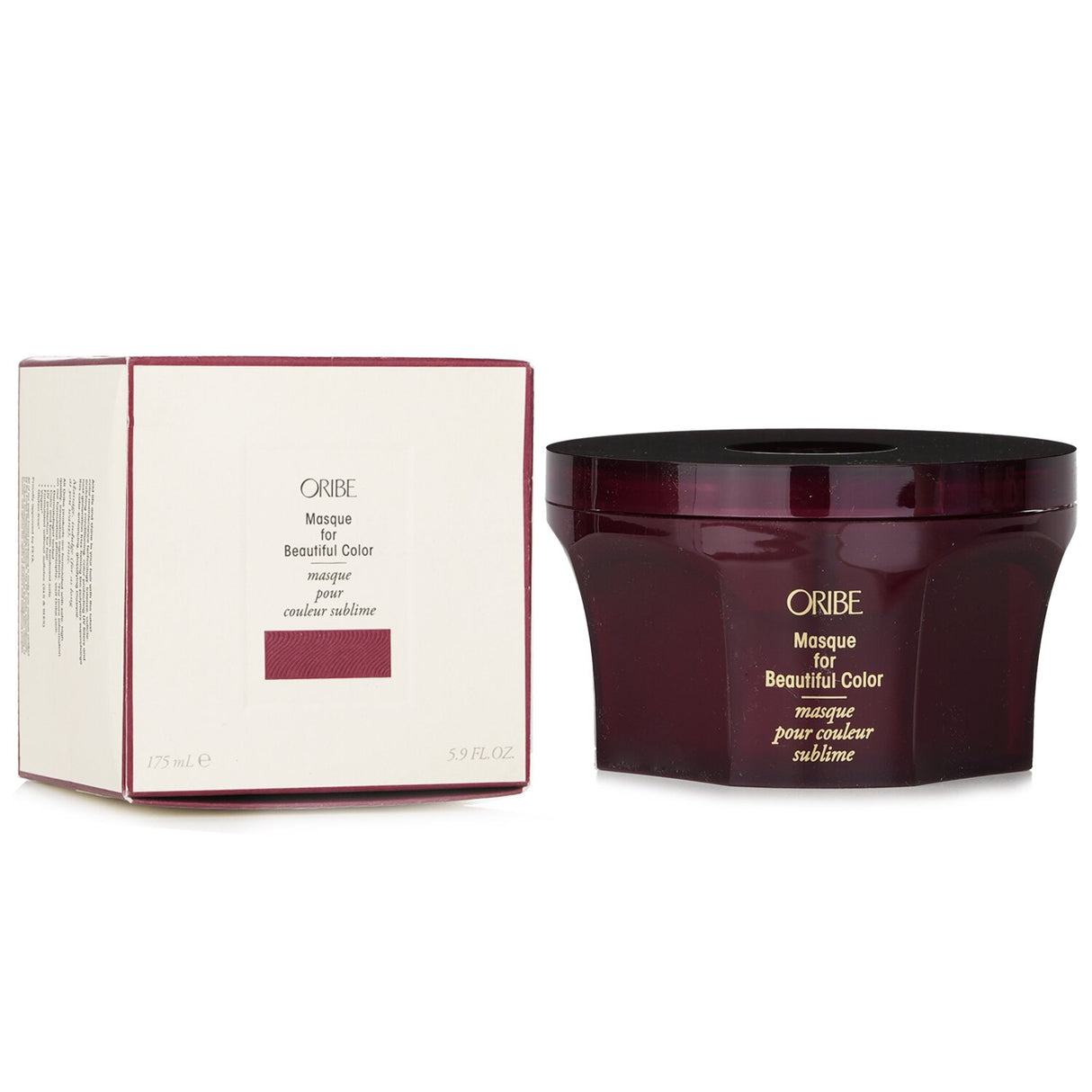 Luxurious hair mask for color-treated hair, enhances vibrancy, shine, and nourishment while protecting against UV damage.