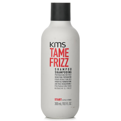 KMS California Tame Frizz Shampoo, 300ml: Anti-frizz cleanser with Pequi & Acacia for sleek, manageable hair.