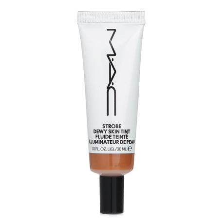 MAC Strobe Dewy Skin Tint # Deep 2 in 30ml/1oz offers a luminous, hydrating glow with buildable coverage for all skin tones.