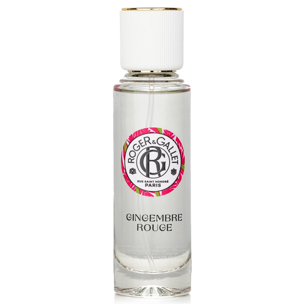 30ml bottle of Roger & Gallet Gingembre Rouge fragrance, featuring energizing ginger and warm spices for a refreshing scent.