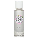 Roger & Gallet Rose Wellbeing Fragrant Water in a 30ml bottle, featuring a luxurious rose scent for daily mood elevation and hydration.