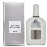 Tom Ford Grey Vetiver Parfum Spray 50ml featuring earthy vetiver, citrus, and warm wood for a timeless, sophisticated scent.